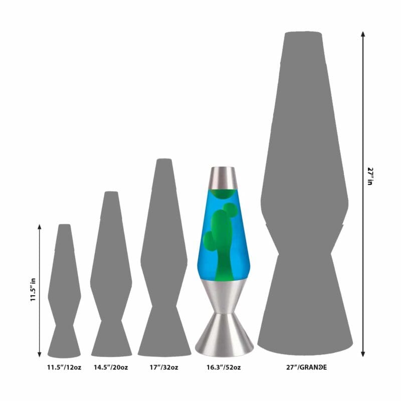 52240401US-LavaLamp-16-3-Yellow-and-Blue-Size-web 16.3” LAVA® Lamp – Yellow/Blue/Silver Size Comparison